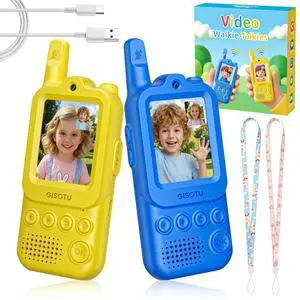 Video Walkie Talkies for Kids, Real-Time Video Calls, Rechargeable 2 Pack Video Walkie Talkies for Kids, Real-Time Video Calls, Rechargeable 2 Pack