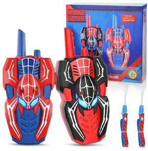 Spider Hero Walkie Talkies for Kids 2 Pack Indoor & Outdoor Toys for Boys Ages 3-8, Birthday Gift for Children, Fun Two-Way Radios for Playtime & Adventures Spider Hero Walkie Talkies for Kids 2 Pack Indoor & Outdoor Toys for Boys Ages 3-8, Birthday Gift for Children, Fun Two-Way Radios for Playtime & Adventures