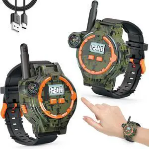 Rechargeable Walkie Talkies for Kids Radio Walky Talky with Flashlight Children Outdoor Game Interphone Gifts for Boy and Girl (2 Pieces) Rechargeable Walkie Talkies for Kids Radio Walky Talky with Flashlight Children Outdoor Game Interphone Gifts for Boy and Girl (2 Pieces)