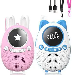 W208 Walkie Talkies for Kids Rechargeable Toys for 3-8 Ages 2 Pack W208 Walkie Talkies for Kids Rechargeable Toys for 3-8 Ages 2 Pack