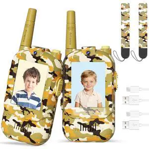 Video Walkie Talkies for Kids with Camera, Rechargeable Video Walkie Talkies for Kids with Camera, Rechargeable