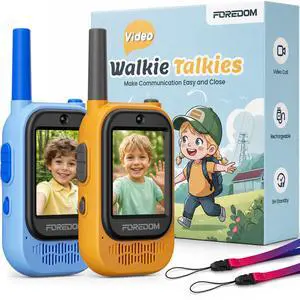 Rechargeable Video Walkie Talkies for Kid Long Range for Boy & Girl Rechargeable Video Walkie Talkies for Kid Long Range for Boy & Girl