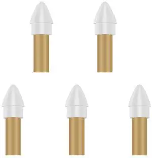 Replacement Stylus Pencil Tips for iPad Pen, Screw in/Out Type Pencil Nibs, 5 Pack, White Replacement Stylus Pencil Tips for iPad Pen, Screw in/Out Type Pencil Nibs, 5 Pack, White