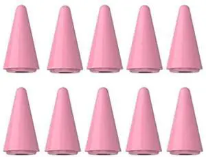 Stylus Replacement Tips for Apple Pencil Tips 10 Pack-Pink (Universal with White/Black/Purple Tips) Stylus Replacement Tips for Apple Pencil Tips 10 Pack-Pink (Universal with White/Black/Purple Tips)