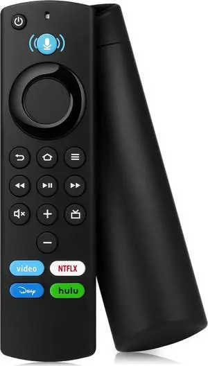 Replacement Remote for Fire Series (with Voice Control) - Compatible with Smart TV Stick (HD/Limited/4K/4K Max), Smart TV (1st/2nd/3rd Generation) and TV Cube. Replacement Remote for Fire Series (with Voice Control) - Compatible with Smart TV Stick (HD/Limited/4K/4K Max), Smart TV (1st/2nd/3rd Generation) and TV Cube.