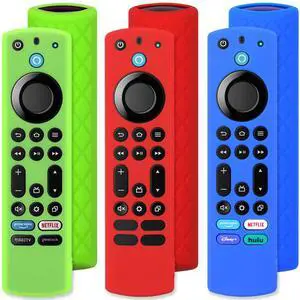 Silicone Remote Case (3pcs) for Fire TV Stick 4K Max/Insignia/Pioneer/Omni (QLED) Series Alexa Voice Remote Enhanced w/Lanyard (Green Glow + Red + Blue) Silicone Remote Case (3pcs) for Fire TV Stick 4K Max/Insignia/Pioneer/Omni (QLED) Series Alexa Voice Remote Enhanced w/Lanyard (Green Glow + Red + Blue)