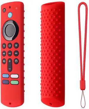Silicone Cover Compatible with 5.6 Inch Fire TV Stick (3rd Gen) Remote Firestick Remote Cover for Firesticksticktv Silicone Protective Case Sleeve(Red) Silicone Cover Compatible with 5.6 Inch Fire TV Stick (3rd Gen) Remote Firestick Remote Cover for Firesticksticktv Silicone Protective Case Sleeve(Red)
