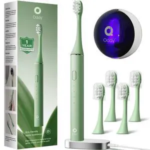 Sonic Electric Toothbrush for Adults with Wall Mounted UV Cleaner Sonic Electric Toothbrush for Adults with Wall Mounted UV Cleaner