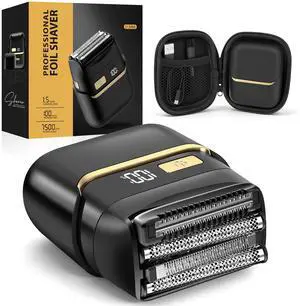 Electric Foil Shavers for Men, Portable Face Razor for Travel, Wet Dry IPX7 Waterproof Cordless Shaver with USB-C Charging, Smooth Daily Grooming Gift for Dad, Husband & Boyfriend Electric Foil Shavers for Men, Portable Face Razor for Travel, Wet Dry IPX7 Waterproof Cordless Shaver with USB-C Charging, Smooth Daily Grooming Gift for Dad, Husband & Boyfriend