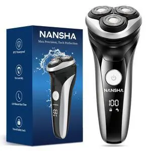 Electric Razor for Men with Pop-Up Trimmer, 100% Waterproof Electric Shaver, Rechargeable Cordless Shavers for Men, Type-C, 140Mins Runtime, Plug & Play, Black (Black) Electric Razor for Men with Pop-Up Trimmer, 100% Waterproof Electric Shaver, Rechargeable Cordless Shavers for Men, Type-C, 140Mins Runtime, Plug & Play, Black (Black)