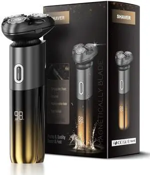Electric Razor for Men, IPX7 Waterproof Wet or Dry -Blackish Gold Electric Razor for Men, IPX7 Waterproof Wet or Dry -Blackish Gold