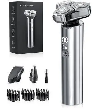 Electric Razor for Men10,000RPM High-Speed Motor, IPX8 Waterproof, ,Quick Charge & Travel LockGifts for Men Husband Father Electric Razor for Men10,000RPM High-Speed Motor, IPX8 Waterproof, ,Quick Charge & Travel LockGifts for Men Husband Father