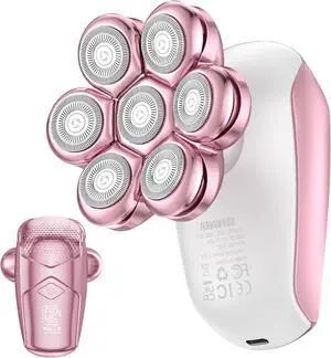 Electric Razors for Women Legs: Rechargeable Electric Shavers for Body - Waterproof Wet Dry Hair Remover for Lady Face Underarms Public (Glossy Pink) Electric Razors for Women Legs: Rechargeable Electric Shavers for Body - Waterproof Wet Dry Hair Remover for Lady Face Underarms Public (Glossy Pink)