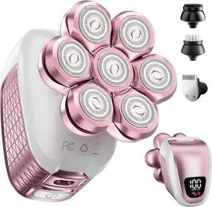 Electric Razors for Women Legs: -- Electric Shaver with 7D Head - IPX6 Waterproof Wet Dry Hair Remover with LED Display & Travel Lock for Face Bikini Electric Razors for Women Legs: -- Electric Shaver with 7D Head - IPX6 Waterproof Wet Dry Hair Remover with LED Display & Travel Lock for Face Bikini