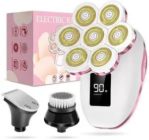 3-in-1 Electric Razors for Women, 7D Hypoallergenic Blades, Painless Shaver 3-in-1 Electric Razors for Women, 7D Hypoallergenic Blades, Painless Shaver