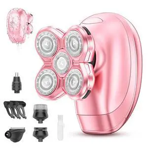 5-in-1 Electric Razors for Women, Portable Electric Shavers for Full Body, Waterproof Wet/Dry, Rechargeable Hair Remover for Lady Legs, Face, Underarms, Lips, Arms 5-in-1 Electric Razors for Women, Portable Electric Shavers for Full Body, Waterproof Wet/Dry, Rechargeable Hair Remover for Lady Legs, Face, Underarms, Lips, Arms