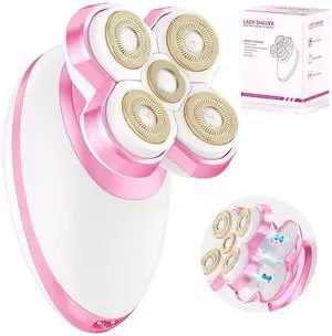 Electric Razors for Women Legs, Upgraded Magnetic Head Electric Shaver for Women, Rechargeable Waterproof Women's Electric Trimmer for Arms Legs and Pubic Area (Pink) Electric Razors for Women Legs, Upgraded Magnetic Head Electric Shaver for Women, Rechargeable Waterproof Women's Electric Trimmer for Arms Legs and Pubic Area (Pink)