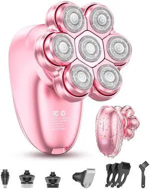 Electric Razors for Women, 5-in-1 Womens Electric Shavers for Legs,7D Waterproof Wet Dry Travel Body Hair Remover Bikini Shavers Gift for Lady Face Underarms Public Electric Razors for Women, 5-in-1 Womens Electric Shavers for Legs,7D Waterproof Wet Dry Travel Body Hair Remover Bikini Shavers Gift for Lady Face Underarms Public