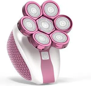 Electric Razors for Women, 7D Shavers for Women with LED Display, Rechargeable Waterproof Electric Shaver, Multi-Function Body Hair Shaver Grooming Kit for Legs/Face/Armpits/Bikini(Pink) Electric Razors for Women, 7D Shavers for Women with LED Display, Rechargeable Waterproof Electric Shaver, Multi-Function Body Hair Shaver Grooming Kit for Legs/Face/Armpits/Bikini(Pink)