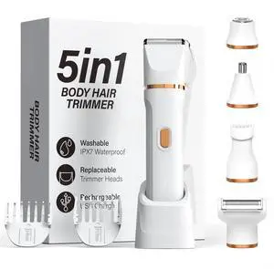 5-in-1 Bikini Trimmer for Women, Electric Razors Shaver 5-in-1 Bikini Trimmer for Women, Electric Razors Shaver