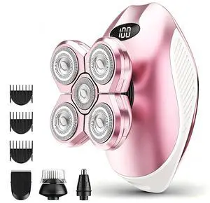 Electric Razors for Women, 5-in-1 Rechargeable Body Shaver - Waterproof Wet Dry Hair Remover - Trimmer for Lady Face Underarms Bikini,Lips,arms, Legs Electric Razors for Women, 5-in-1 Rechargeable Body Shaver - Waterproof Wet Dry Hair Remover - Trimmer for Lady Face Underarms Bikini,Lips,arms, Legs