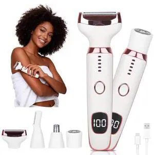 2026 Led Display Electric Razor,Beauty Women's Wet & Dry Electric Shaver, Painless 4 in 1 Painless Body Razors,Cordless 3-Blade Ladies Shaver for Legs, Arm, Underarms, Bikini (Pink) 2026 Led Display Electric Razor,Beauty Women's Wet & Dry Electric Shaver, Painless 4 in 1 Painless Body Razors,Cordless 3-Blade Ladies Shaver for Legs, Arm, Underarms, Bikini (Pink)