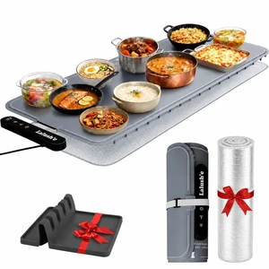 Electric Food Warming Mat XXL 36x15 for Hosting Foldable Tray with 7 Temp. | Food Warming Mat XXL, Food Warmer for Parties, Hosting & Buffet, Foldable Graphene Heating Tray with Isolation Pad Electric Food Warming Mat XXL 36x15 for Hosting Foldable Tray with 7 Temp. | Food Warming Mat XXL, Food Warmer for Parties, Hosting & Buffet, Foldable Graphene Heating Tray with Isolation Pad