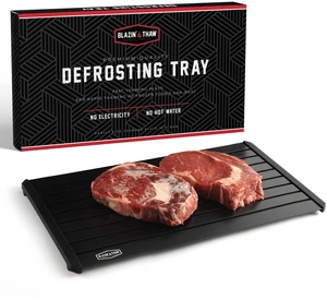 Defrosting Tray for Frozen Meat | 16" Family-Size | Aluminium Plate for Thawing Frozen Food | Natural Thawing Process | No Microwaves, No Cold/Warm Water Required | Defrosting Tray for Frozen Meat | 16" Family-Size | Aluminium Plate for Thawing Frozen Food | Natural Thawing Process | No Microwaves, No Cold/Warm Water Required |