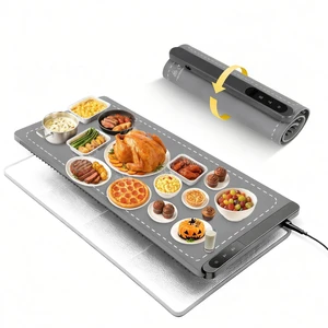 Food Warming Mat Extra Large 43"x16" with Insulation Pad for Countertop, Chafing Dishes for Buffet, Food Warmers for Parties, Hot Pads for Kitchen, Portable Heating Pad, 560W Custom Warm Setting, Grey Food Warming Mat Extra Large 43"x16" with Insulation Pad for Countertop, Chafing Dishes for Buffet, Food Warmers for Parties, Hot Pads for Kitchen, Portable Heating Pad, 560W Custom Warm Setting, Grey