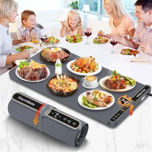 Warming Mat for Food, Upgrade Rapid Heating System, Roll-Up Design | Electric Warming Tray with 9-Level Temperature Precision Control, 6H Timer, Ideal for Buffets, Parties & Gatherings Warming Mat for Food, Upgrade Rapid Heating System, Roll-Up Design | Electric Warming Tray with 9-Level Temperature Precision Control, 6H Timer, Ideal for Buffets, Parties & Gatherings