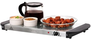 Electric Warming Tray, Adjustable from 90°F to 284°F, Silver FW170S | Compact Food Warmer & Server for Buffets, Perfect for Parties, Events, and Dinners, with Cool-Touch Handles, Stainless Steel Electric Warming Tray, Adjustable from 90°F to 284°F, Silver FW170S | Compact Food Warmer & Server for Buffets, Perfect for Parties, Events, and Dinners, with Cool-Touch Handles, Stainless Steel
