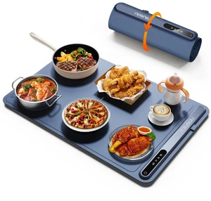 Warming Mat for Food (24"x16") 3-Year Classic Electric Warming Tray with 3-Level Temp Control, Rapid Heating 250W Energy-Saving - Rollable Large Food Warming Mat for Parties & Buffet Warming Mat for Food (24"x16") 3-Year Classic Electric Warming Tray with 3-Level Temp Control, Rapid Heating 250W Energy-Saving - Rollable Large Food Warming Mat for Parties & Buffet