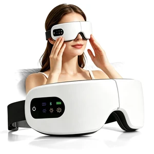 Eye Massager, Eye Mask, Sleep Mask | 7 Heating Modes, Birthday Gifts for Women, Men, Mom and Dad, for Eye Relax, Migraine Relief, Improve Sleep, (White) Eye Massager, Eye Mask, Sleep Mask | 7 Heating Modes, Birthday Gifts for Women, Men, Mom and Dad, for Eye Relax, Migraine Relief, Improve Sleep, (White)