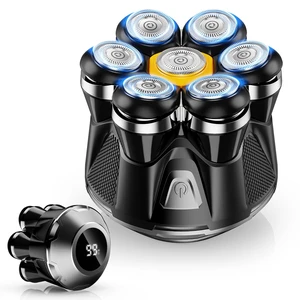 Rechargeable Head Shaver for Bald Men - Waterproof Electric Razor with Type-C Charging, Hypoallergenic Wet & Dry Shaver for Head and Face, Ideal Gift for Men and Women Rechargeable Head Shaver for Bald Men - Waterproof Electric Razor with Type-C Charging, Hypoallergenic Wet & Dry Shaver for Head and Face, Ideal Gift for Men and Women