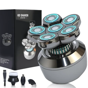 Head Shavers for Bald Men: Upgraded Detachable Head Shaver6D Floating HeadsDry and Wet Electric Shaver Budget OptionIPX8 Waterproof,LED DisplayGrooming Kit with Type-C Fast Charging Head Shavers for Bald Men: Upgraded Detachable Head Shaver6D Floating HeadsDry and Wet Electric Shaver Budget OptionIPX8 Waterproof,LED DisplayGrooming Kit with Type-C Fast Charging
