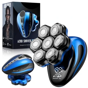 Head Shavers for Bald Men: 7D Bald Head Shavers for Men | Waterproof Wet or Dry Electric Razor - Smart LED Display / 90-Min Runtime / Type-C - Classic Motorcycle Style Head Shavers for Bald Men: 7D Bald Head Shavers for Men | Waterproof Wet or Dry Electric Razor - Smart LED Display / 90-Min Runtime / Type-C - Classic Motorcycle Style