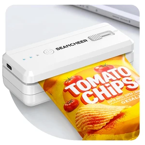Rechargeable Mini Bag Sealer with Cutter & Magnet | 3 Adjustable Levels Portable Bag Resealer for Chip, Plastic & Mylar Bags - Gift for Women Mom Wife Men Dad Husband Friends. Rechargeable Mini Bag Sealer with Cutter & Magnet | 3 Adjustable Levels Portable Bag Resealer for Chip, Plastic & Mylar Bags - Gift for Women Mom Wife Men Dad Husband Friends.