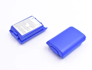 2pcs Battery Cover for Microsoft Xbox 360 Wireless Controller (Blue) 2pcs Battery Cover for Microsoft Xbox 360 Wireless Controller (Blue)