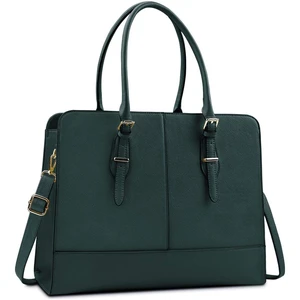 Women Laptop Bag Leather Work Tote 15.6 Inch Laptop Computer Bag for women | Business Shoulder Messenger Bag, Waterproof Office Handbag for Professional Teacher Nurse Carryall, Green Women Laptop Bag Leather Work Tote 15.6 Inch Laptop Computer Bag for women | Business Shoulder Messenger Bag, Waterproof Office Handbag for Professional Teacher Nurse Carryall, Green