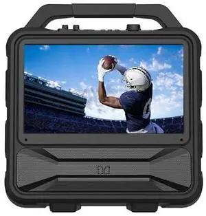 Monster Vision 2 | Portable Entertainment System with 15.6" 1080p Display & 60W Speakers | up to 25 Hours of Playtime | Dual HDMI Ports | Includes USB-C to HDMI Cable | ATSC Tuner for Portable TV use Monster Vision 2 | Portable Entertainment System with 15.6" 1080p Display & 60W Speakers | up to 25 Hours of Playtime | Dual HDMI Ports | Includes USB-C to HDMI Cable | ATSC Tuner for Portable TV use