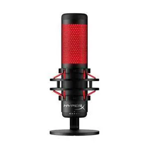 HyperX QuadCast - USB Condenser Gaming Microphone, for PC, PS4, PS5 and Mac, Anti-Vibration Shock Mount, Four Polar Patterns, Pop Filter, Gain Control, Podcasts, Twitch, YouTube, Discord, Red LED HyperX QuadCast - USB Condenser Gaming Microphone, for PC, PS4, PS5 and Mac, Anti-Vibration Shock Mount, Four Polar Patterns, Pop Filter, Gain Control, Podcasts, Twitch, YouTube, Discord, Red LED