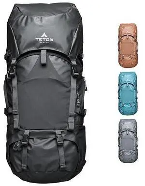 Teton 85L Signal backpack, durable and ready for hiking, camping or backpacking. Perfect lightweight travel bag with more room than you think, Onyx Teton 85L Signal backpack, durable and ready for hiking, camping or backpacking. Perfect lightweight travel bag with more room than you think, Onyx