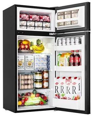 EUHOMY Mini Fridge with Freezer, 4.5 Cu.Ft Mini Refrigerator fridge, 2 door For Bedroom/Dorm/Office/Apartment - Food Storage or Cooling drinks, Black EUHOMY Mini Fridge with Freezer, 4.5 Cu.Ft Mini Refrigerator fridge, 2 door For Bedroom/Dorm/Office/Apartment - Food Storage or Cooling drinks, Black