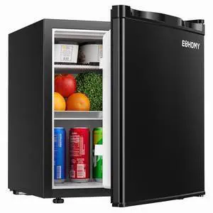 EUHOMY 1.7 Cu.Ft Mini Fridge, Reversible Single Door Compact Refrigerator, Adjustable Thermostat, Energy Saving, Mini Fridge for Bedroom, Office, Dorm, Black EUHOMY 1.7 Cu.Ft Mini Fridge, Reversible Single Door Compact Refrigerator, Adjustable Thermostat, Energy Saving, Mini Fridge for Bedroom, Office, Dorm, Black