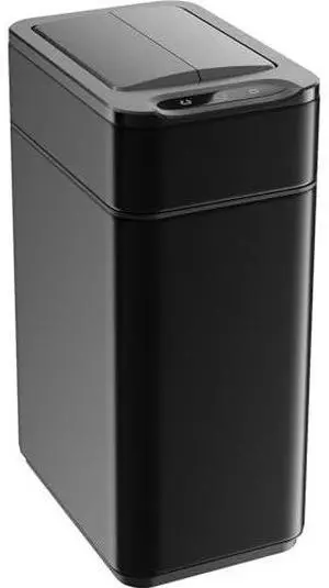 hOmeLabs 2.4 Gallon Touchless Sensor Trash Can, Automatic Retractable Butterfly Lid, Batteries Included, Space-Efficient, Easy Clean, Battery-Powered hOmeLabs 2.4 Gallon Touchless Sensor Trash Can, Automatic Retractable Butterfly Lid, Batteries Included, Space-Efficient, Easy Clean, Battery-Powered