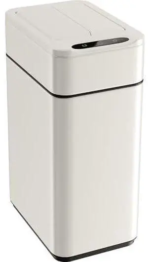 hOmeLabs 2.4 Gallon Touchless Sensor Trash Can, Automatic Retractable Butterfly Lid, Batteries Included, Space-Efficient, Easy Clean, Battery-Powered hOmeLabs 2.4 Gallon Touchless Sensor Trash Can, Automatic Retractable Butterfly Lid, Batteries Included, Space-Efficient, Easy Clean, Battery-Powered