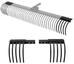 SPECRAFT Tow Behind Landscape Rake Extension Kit, 2 Pack Width Expander with Heavy Duty Steel Tines, Increases Working Width for ATV, Tractor Rakes SPECRAFT Tow Behind Landscape Rake Extension Kit, 2 Pack Width Expander with Heavy Duty Steel Tines, Increases Working Width for ATV, Tractor Rakes