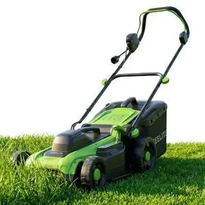 Steelite 16-Inch 1800W Corded Electric Lawn Mower, Powerful Rotary Mower for Medium Lawns, with Grass Collection Bag & Height Adjustment Steelite 16-Inch 1800W Corded Electric Lawn Mower, Powerful Rotary Mower for Medium Lawns, with Grass Collection Bag & Height Adjustment