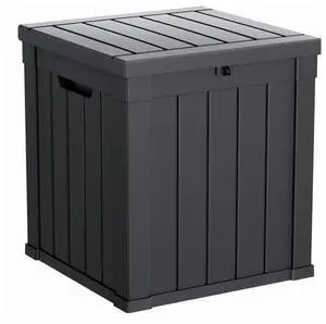 PatioZen 50 Gallon Package Delivery Boxes for Outside, Lokable Secure Resin Package Delivery Box with Lid, Weatherproof and Anti-Theft Storage for Outdoor Front Door, Porch, Curbside, House (Black) PatioZen 50 Gallon Package Delivery Boxes for Outside, Lokable Secure Resin Package Delivery Box with Lid, Weatherproof and Anti-Theft Storage for Outdoor Front Door, Porch, Curbside, House (Black)