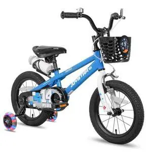 JOYSTAR Pluto 12 14 16 18 20 Inch Kids Bike with Light Up Training Wheels, Kids' Bicycle for Boys Girls Age 3-12 Years, Children Bikes, Multiple Colors JOYSTAR Pluto 12 14 16 18 20 Inch Kids Bike with Light Up Training Wheels, Kids' Bicycle for Boys Girls Age 3-12 Years, Children Bikes, Multiple Colors